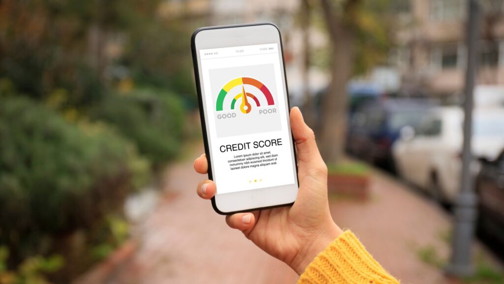 credit score on phone