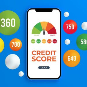 Visual of credit scores.